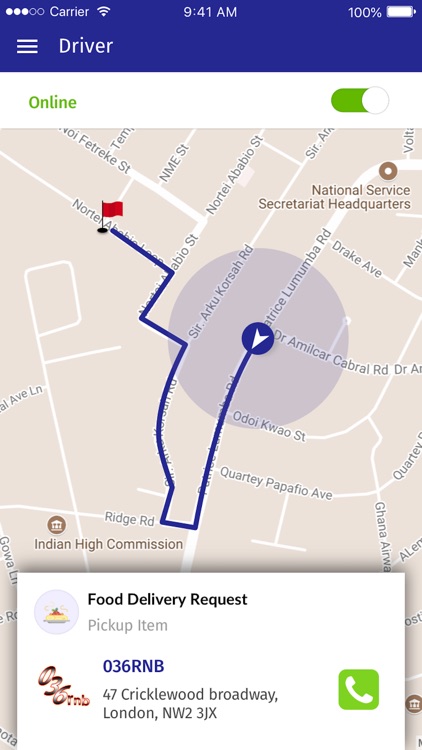 Hello Delivery Driver