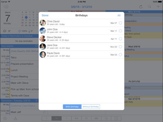 miCal - The iPhone Calendar Screenshots