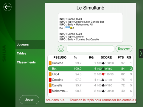 Jeu de Belote SHUA screenshot 4