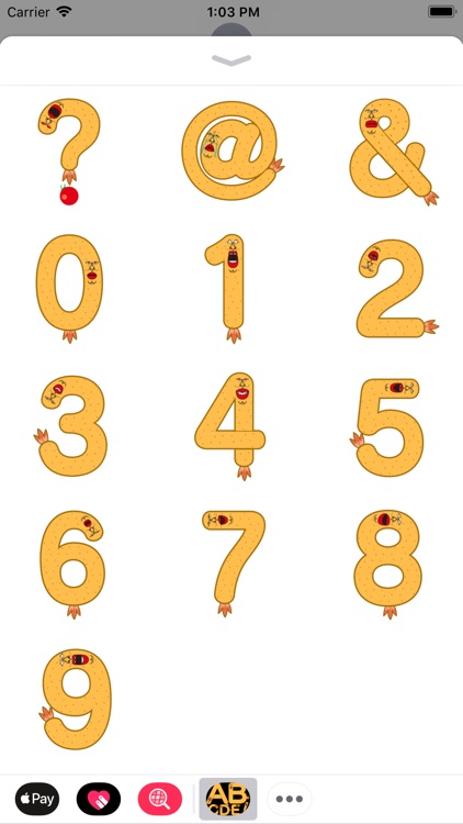 Fried Shrimp Alphabet design screenshot-3