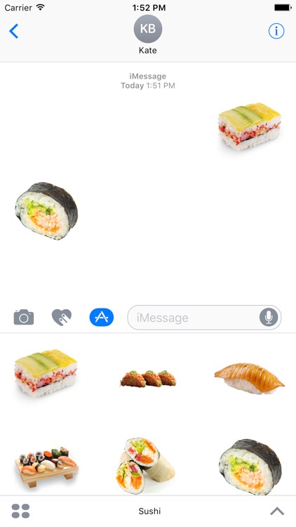 Sushi Stickers Emoji