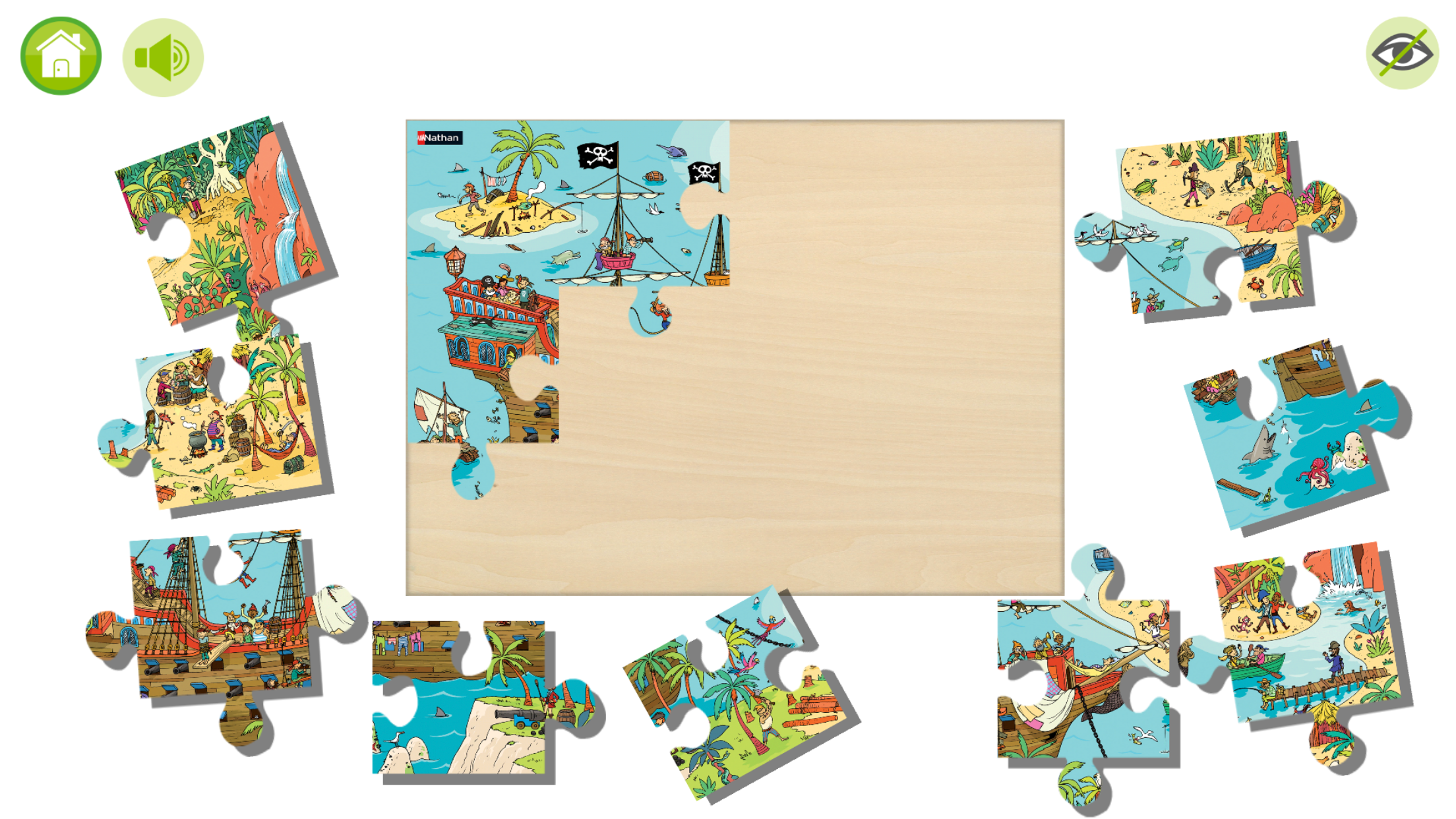 Large Puzzle  Pirates