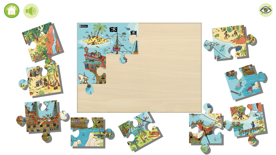 #3. Large Puzzle Pirates (iOS) 由: SEJER