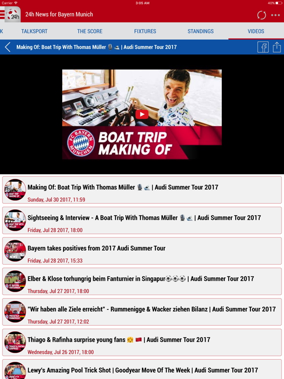 Screenshot #6 pour 24h News for Bayern Munich