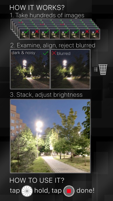 Stabilized Night Camera Screenshot