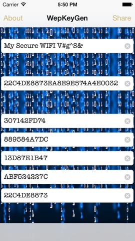 WEP keys for WiFi Passwordsのおすすめ画像3