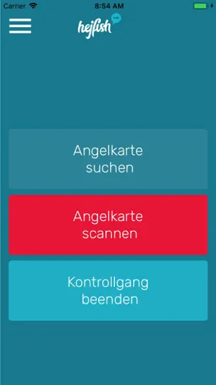 Screenshot von Hejfish Kontrolle auf dem iPhone 2