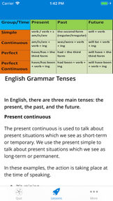 English Grammar Quiz and Learn screenshot