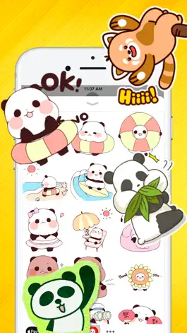 Game screenshot Panda Stickers Collection mod apk