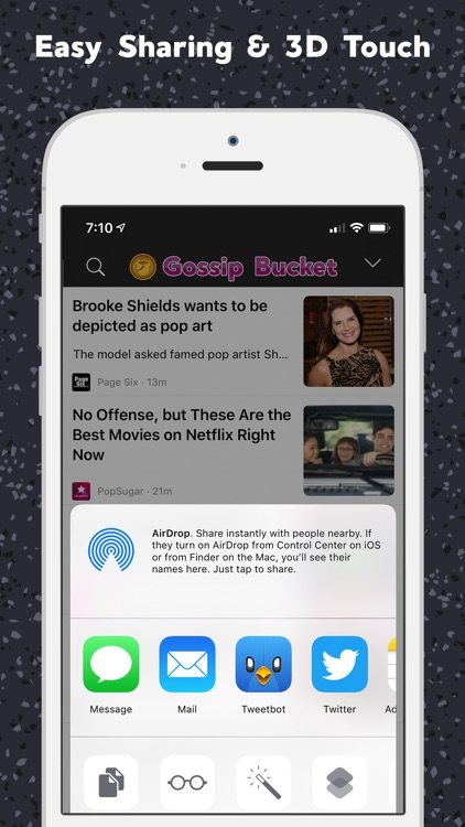 Gossip Bucket Celebrity News screenshot-4