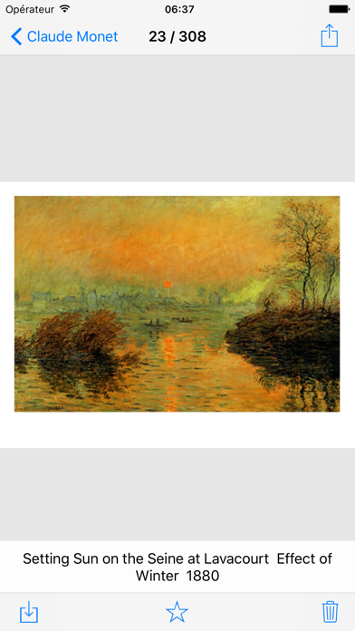 Screenshot #2 pour Monet 308 peintures HD