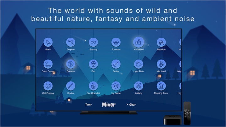 Screenshot #1 pour Calm Sound mixer Stress relief