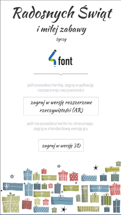 Screenshot #1 pour Kartka Świąteczna 4font