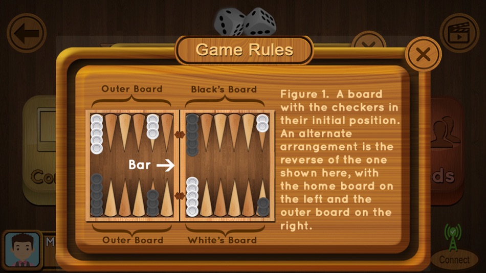 #3. Backgammon : Multiplayer Game (iOS) By: sohil kadevar