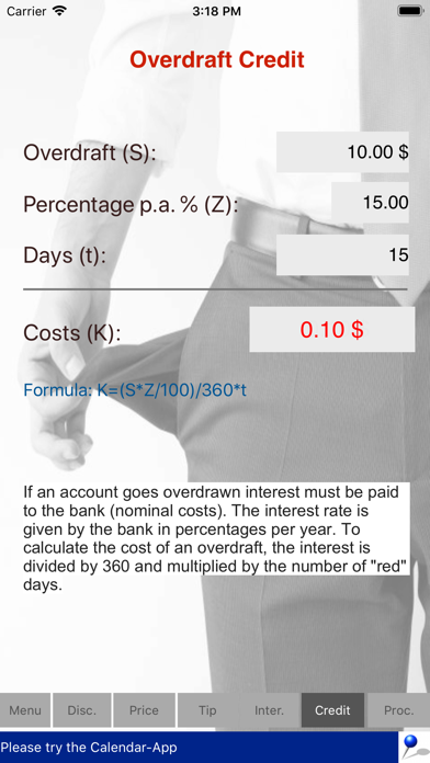 CalculateYourself Screenshot