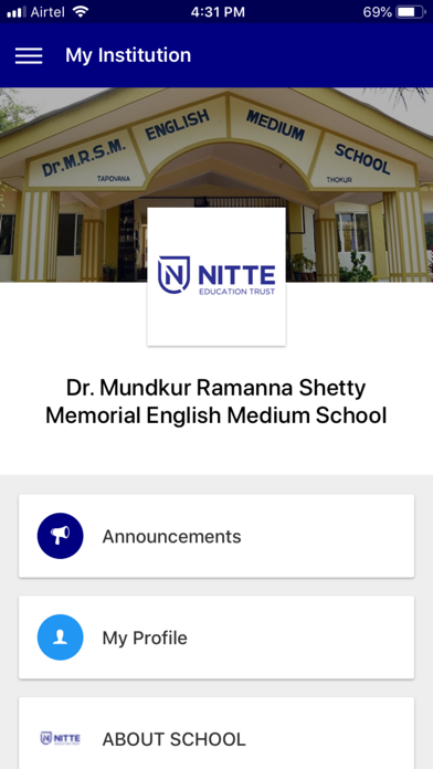 How to cancel & delete Dr. MRSM English Medium School from iphone & ipad 1