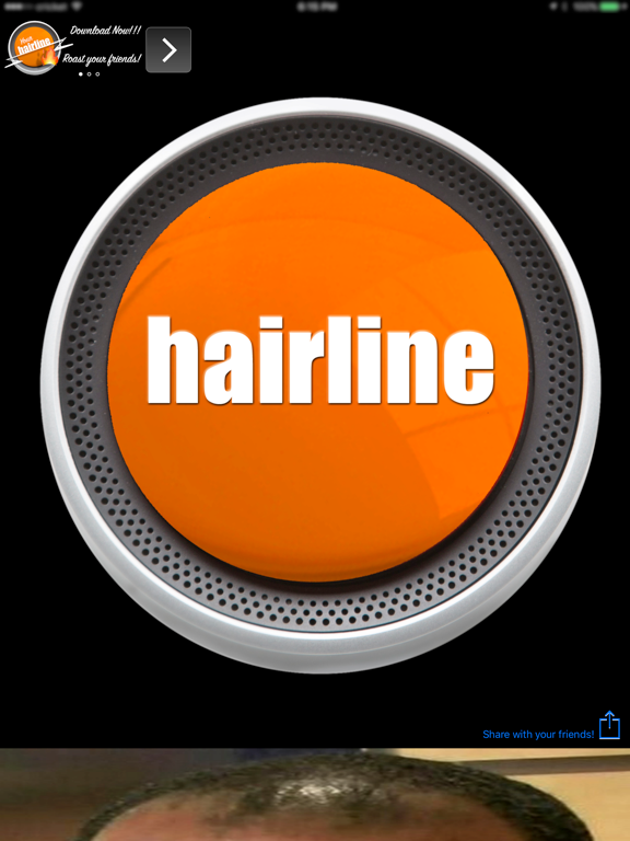 Hairline iPad screenshot 1 - Entertainment app