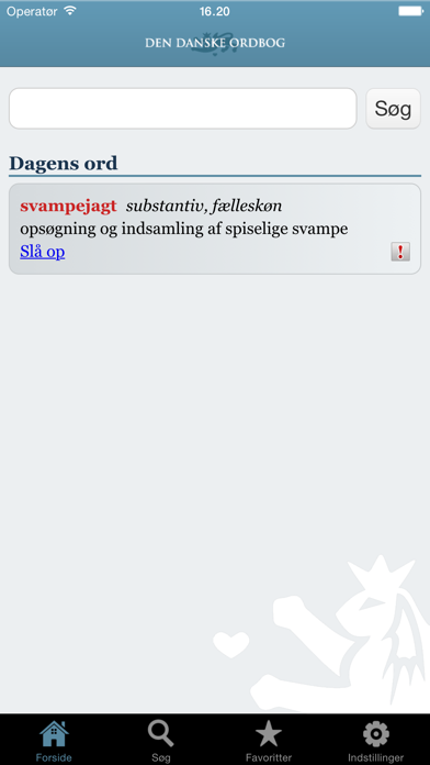 Screenshot #1 pour Den Danske Ordbog (DDO)
