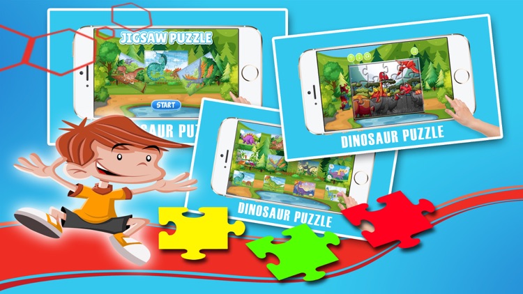 Kid Dinosaur World Puzzle Games for toddler