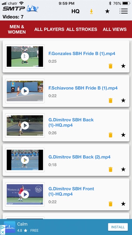 Slow Motion Tennis Pros screenshot-9