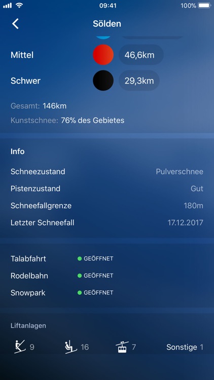 Schneehoehen Ski App Pro
