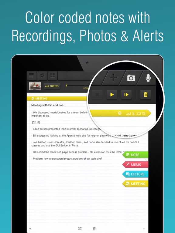 Screenshot #5 pour SuperNote Notes Recorder&Photo