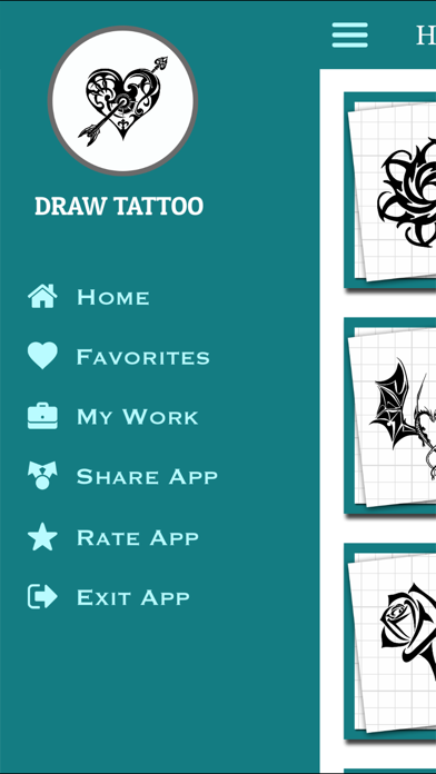 Learn How To Draw Tattoo screenshot 2