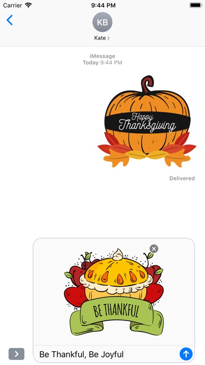 Happy Thanksgiving Day Sticker screenshot-4