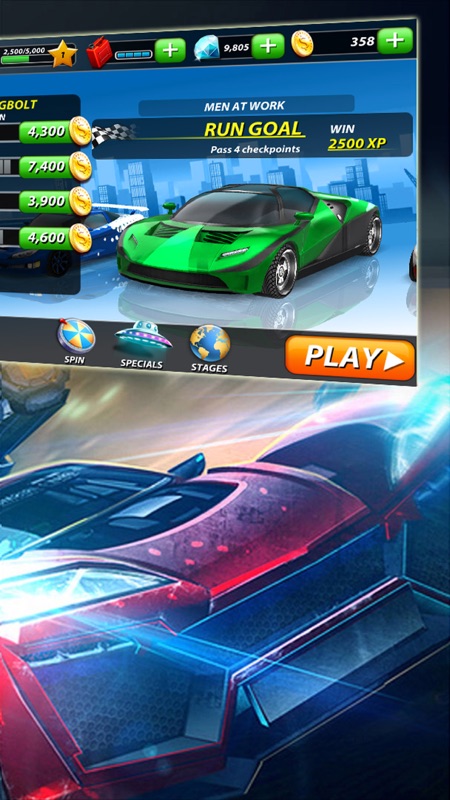 Wild racing-car racing game screenshot 2
