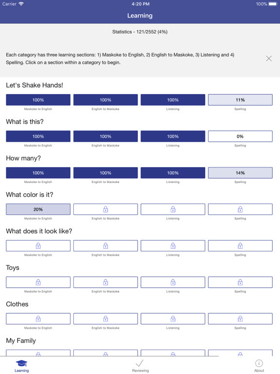 Screenshot #5 pour Maskoke Vocab Builder