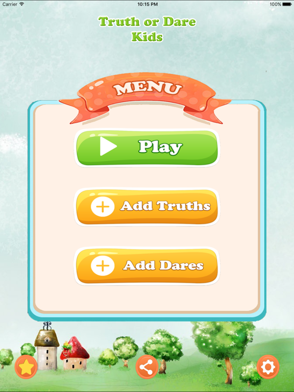 Truth Or Dare Kids Game iPad screenshot