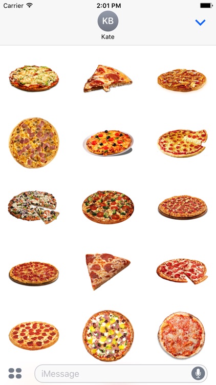Pizza Stickers Emoji