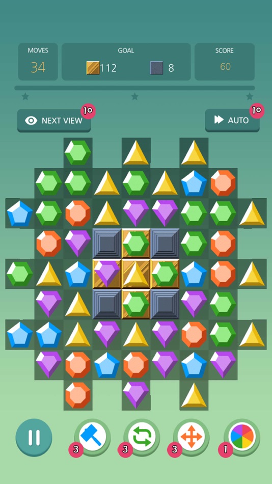 #5. Jewelry Match Mania (iOS) Podle: MOBIRIX