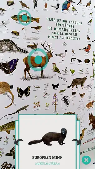 Capture d'écran de ANIMALIA By VINCI Autoroutes sur iPhone 2