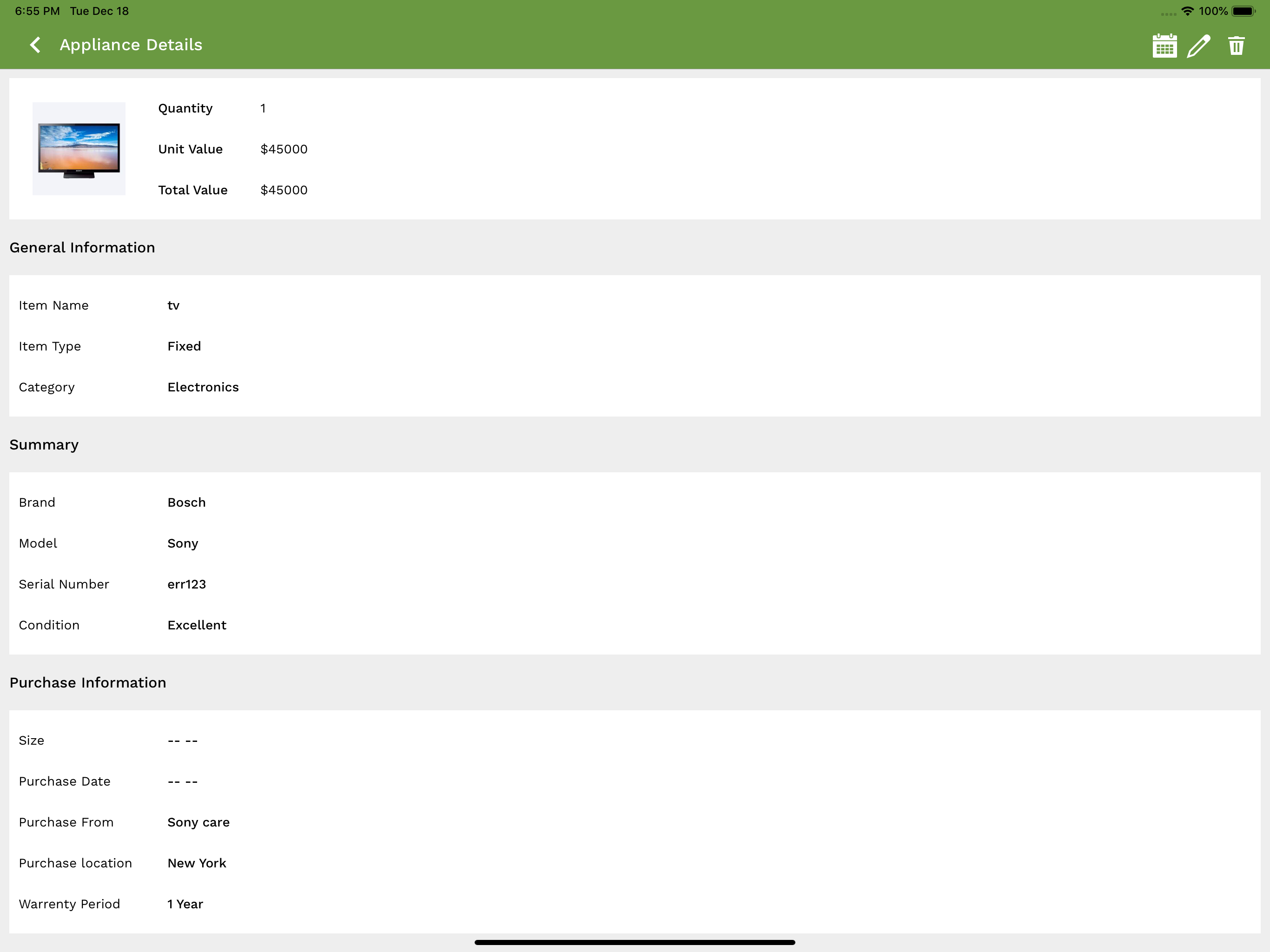 HSP Home Inventory screenshot 9
