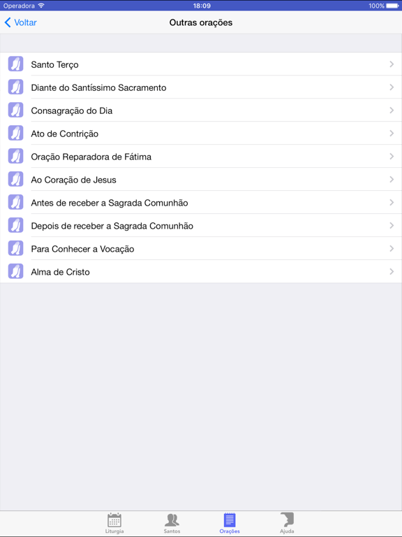 Liturgia Diária para Católicos iPad screenshot 4 - Reference app