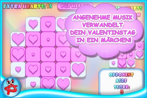 Valentine Hearts Collapse Game screenshot 2