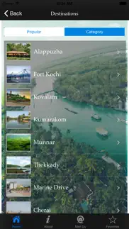 kerala tourism app iphone screenshot 2