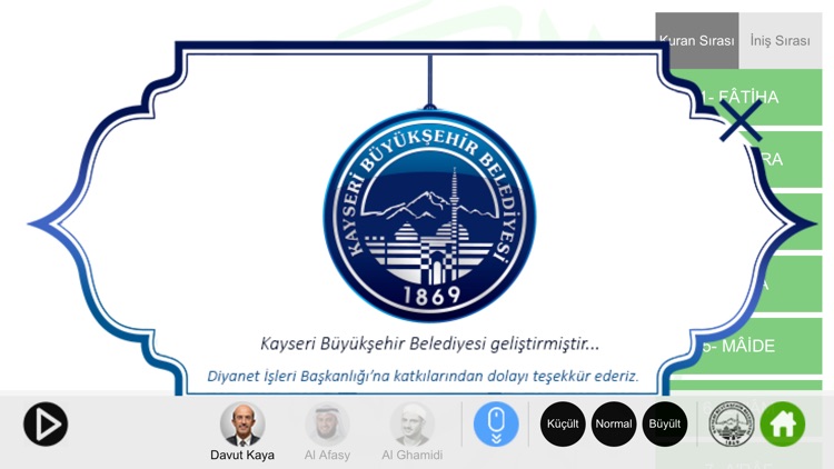 Kur'an-ı Kerim (Kayseri BB) screenshot-3