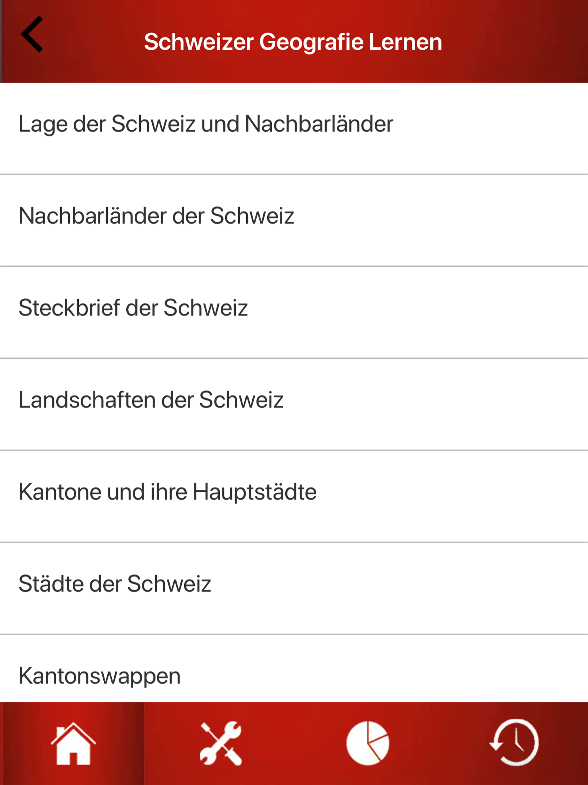 Schweizer Geographie Quiz screenshot 9