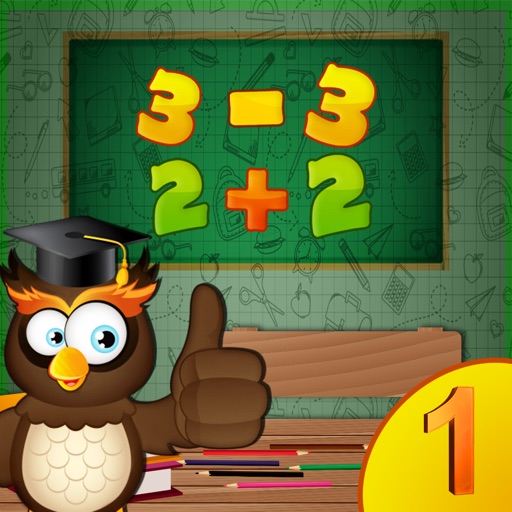 1st Grade Kids Math Counting icon