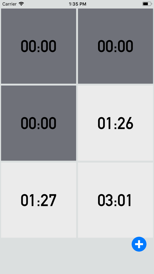 #2. Multi Kitchen Timer (iOS) di: daisuke ito