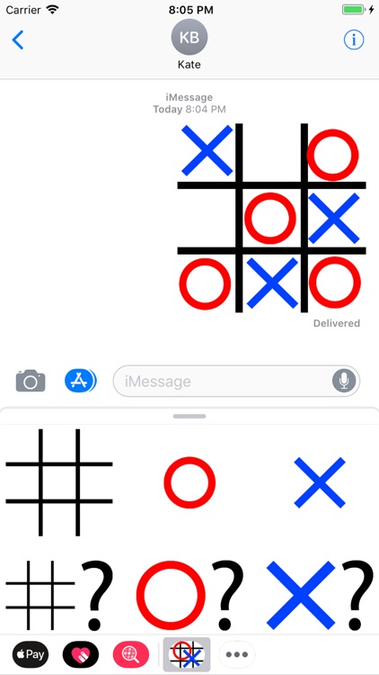 Tic Tac Toe Stickers Pack screenshot-8