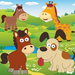 Puzzle: Animal gravity for toddlers and kids app icon