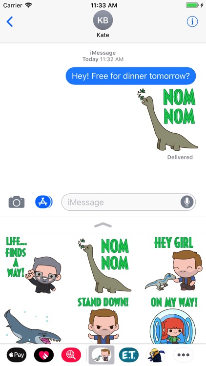 Jurassic World sticker pack - Telegram Stickers Library