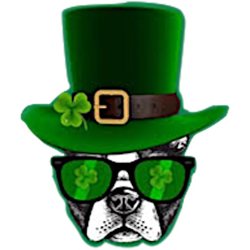 Dog Love Patricks Day Sticker