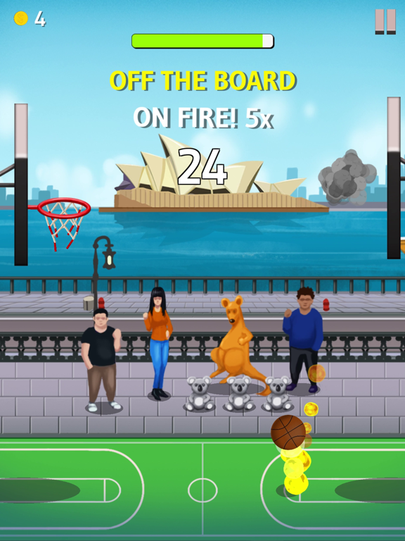 Screenshot #4 pour Bouncy Basket: Trick Shot King