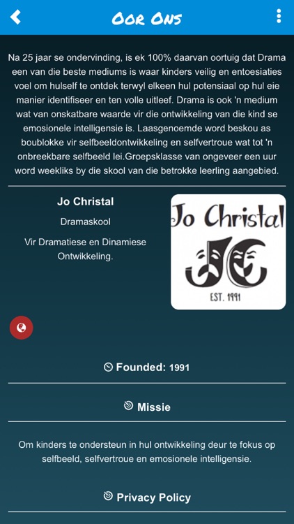 Jo Christal Dramaskool App