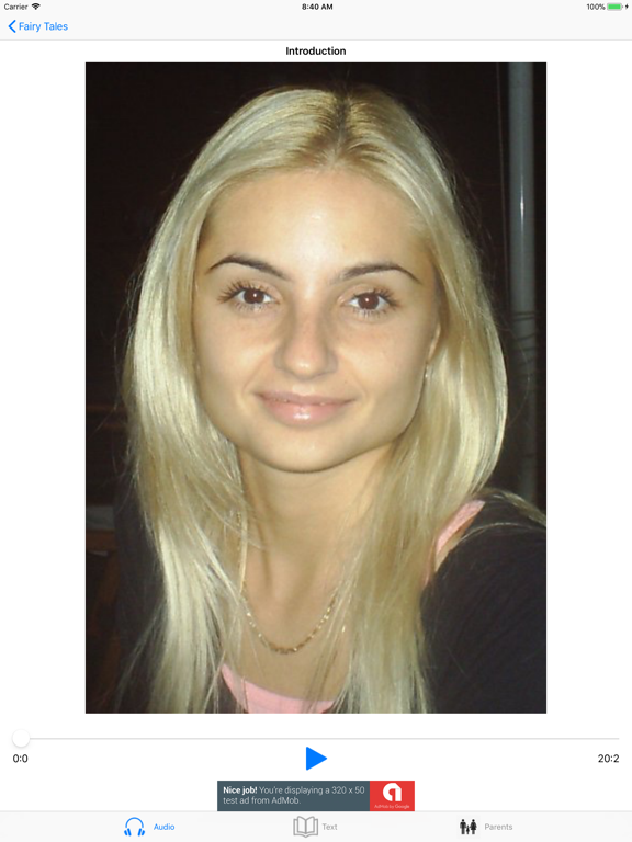 Kids Audio Book - Fairy Tales iPad screenshot 5 - Book app