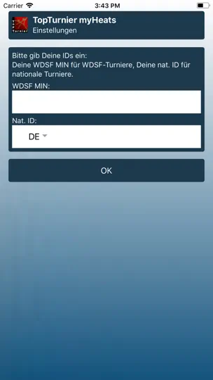 Screenshot von TopTurnier MyHeats auf dem iPhone 3
